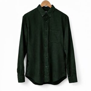 Club Monaco Slim Fit Forest Green Button Down Shirt Men’s Medium Cotton